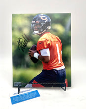 Justin Fields Chicago Bears Autographed 8x10 Photograph