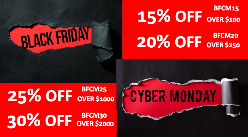 2019 BLACK FRIDAY - CYBER MONDAY SALE