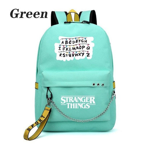 Stranger Things Backpack w/ USB Charger Backpack