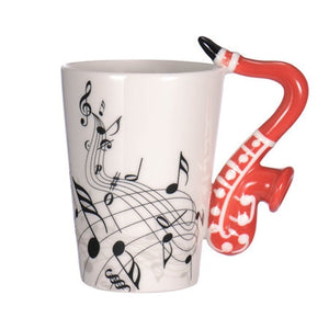 New Ceramic Coffee Cup for the Music Lover