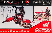 Vince Friese Supercross Autographed 11x17 Photograph