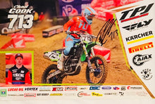 Chad Cook Supercross Autographed 11x17 Photograph
