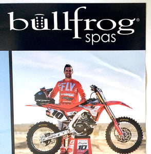Justin Brayton Supercross Autographed 11x17 Photograph