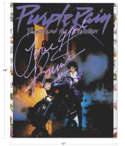 Prince Facsimile Autograph 11x14 Canvas Print Wall Art