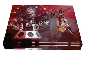 Slash & Axl Rose Facsimile Autograph 11x14 Canvas Print Wall Art