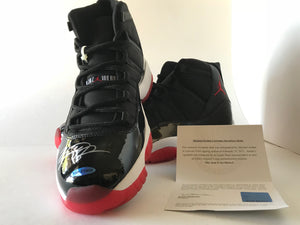 Michael Jordan Chicago Bulls Autographed UDA Air Jordan's 11 Basketball Shoes