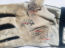 Boston Red Sox Multi Player Autographed Used Batting Glove - Sports Memorabilia