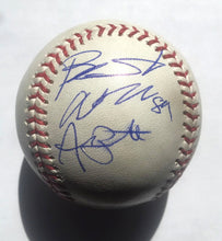 Boston Red Sox Multi Player Autographed Used Baseball