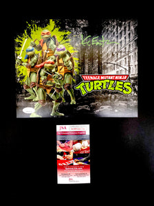 Kevin Eastman Teenage Mutant Ninja Turtles Autographed 8x10 Movie Photo