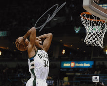 Giannis Antetokounmpo Milwaukee Bucks Autographed 8x10 Photograph