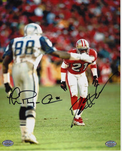 Michael Irvin & Deion Sanders Autographed 8x10 Photograph