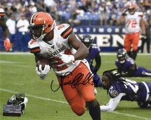 Nick Chubb Autographed Cleveland Browns 8x10 Photograph