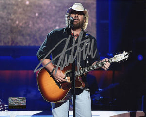 Country Legend Toby Keith Autographed 8x10 Photograph