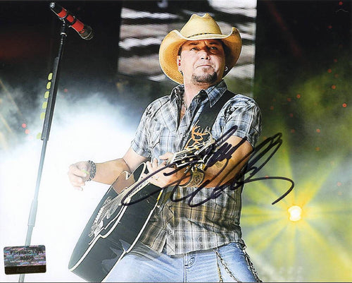 Country Music Star Jason Aldean Autographed 8x10 Photograph