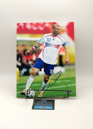 Zinedine Zidane - Zizou Autographed Photograph