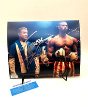 Michael B. Jordan & Sylvester Stallone Creed Autographed 8x10 Photo
