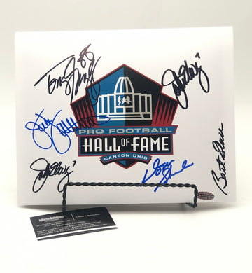 NFL Hall of Fame Football Legends Autographed 8x10 Photo