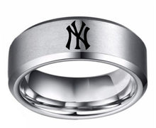New York Yankees Logo Titanium Steel Rings for Men Jewelry
