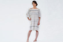 Sosh Cambria Organic Cotton Dress - OS White/Gray