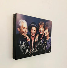 Rolling Stones Facsimile Autograph 11x14 Canvas Print Wall Art