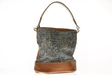 Swahili by SOSH - Women Bucket Bag, Linen & Leather, 4 Colors available