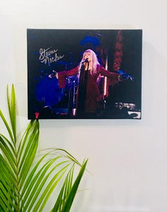 Stevie Nicks Fleetwood Mac Facsimile Autograph 11x14 Canvas Print Wall Art