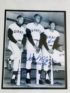 San Francisco Giants Legends Autographed 8x10 Photograph - Baseball Memorabilia