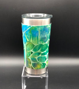 The Blue Lagoon - One Of A Kind Hand Painted Ozark Trail Custom Tumbler 20oz