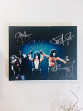 KISS Band Facsimile Autograph 11x14 Canvas Print Wall Art