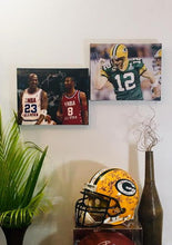 Aaron Rodgers Green Bay Packers Facsimile Autograph 11x14 Canvas Print Wall Art