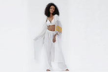 Sosh Collection Boca White Cotton Beach Cover Up - OS