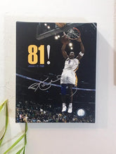 Kobe Bryant Facsimile Autograph 8x10 Canvas Print Wall Art