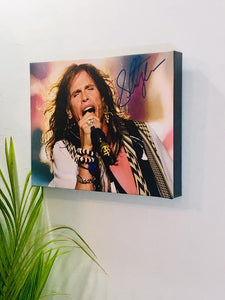 Steven Tyler Aerosmith Facsimile Autograph 11x14 Canvas Print Wall Art