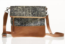 Sheba by SOSH -  Cotton Canvas & Leather Crossbody Bag, 4 Colors available