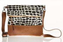 Sheba by SOSH -  Cotton Canvas & Leather Crossbody Bag, 4 Colors available
