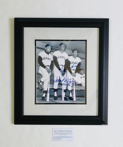 San Francisco Giants Legends Autographed 8x10 Photograph - Baseball Memorabilia