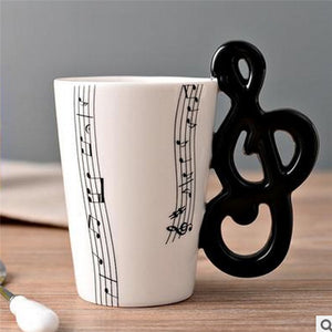 New Ceramic Coffee Cup for the Music Lover