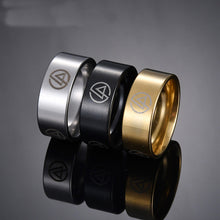 Linkin Park Logo Black 8mm Ring Great Fan Gift