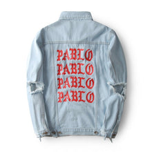 Kanye West I FEEL LIKE PABLO Oversized Distressed Denim Jacket Dis