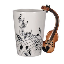 New Ceramic Coffee Cup for the Music Lover
