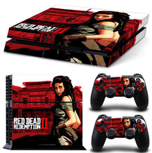 Red Dead: Redemption II PS4 Skin Console & Controller Decal Stickers for Sony PlayStation 4 Console and Two Controller