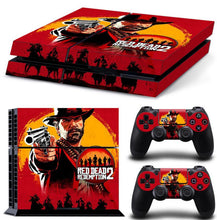 Red Dead: Redemption II PS4 Skin Console & Controller Decal Stickers for Sony PlayStation 4 Console and Two Controller