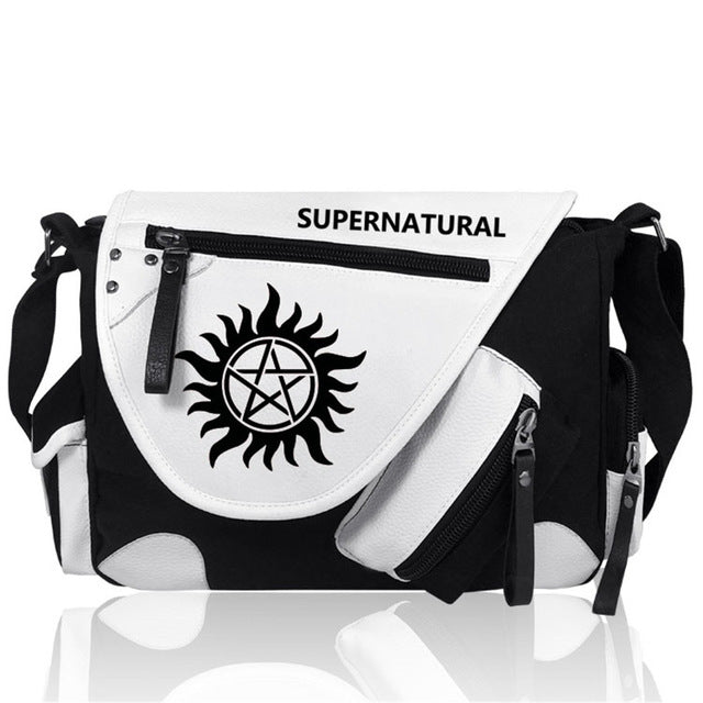 Back to School - Waterproof Unisex Canvas Shoulder Bag