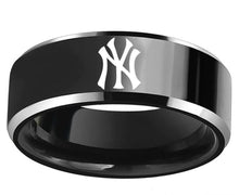 New York Yankees Logo Titanium Steel Rings for Men Jewelry