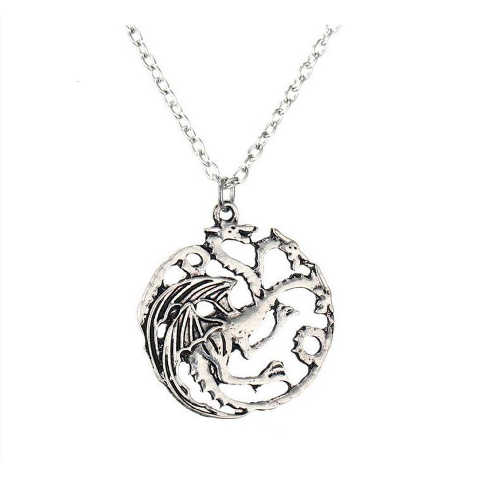 Game of Thrones Fire Dragon Pendant Necklace
