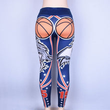 Women's Basketball Print Yoga Workout Leggings