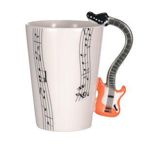 New Ceramic Coffee Cup for the Music Lover