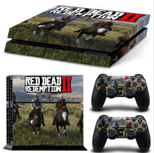 Red Dead: Redemption II PS4 Skin Console & Controller Decal Stickers for Sony PlayStation 4 Console and Two Controller