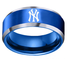 New York Yankees Logo Titanium Steel Rings for Men Jewelry