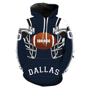 Dallas Cowboy 3D Printed Hoodie for Men and Women